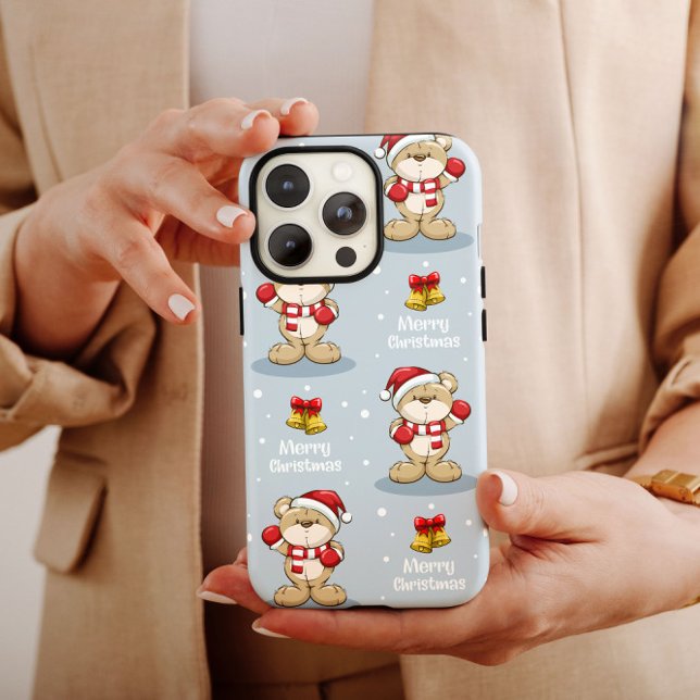 Julens Nalle Merry iphone case Mate (Skapare uppladdad)