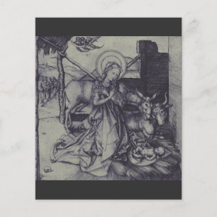 Julens Nativitet Stark Ink Art