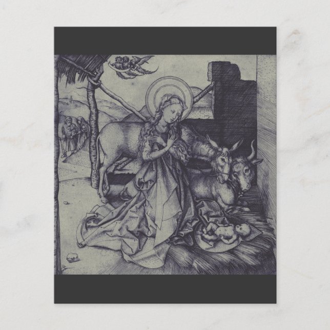 Julens Nativitet Stark Ink Art (Framsida)
