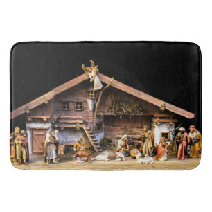 Julens nativitetscen badrumsmatta