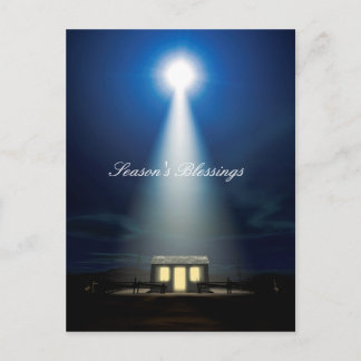 Julens nativitetscen helg vykort