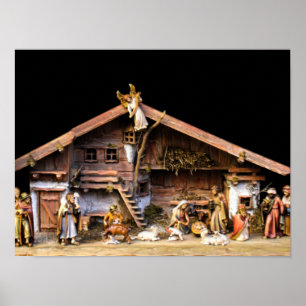 Julens nativitetscen poster