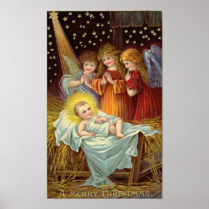 Julens nativitetscen poster