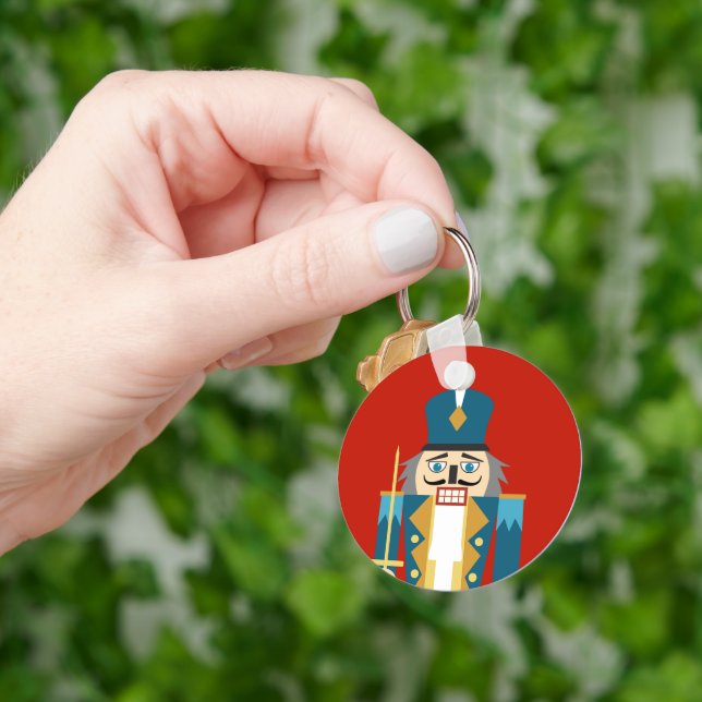 Julens Nutcracker Classic Gingham Keychain Nyckelring (Hand)