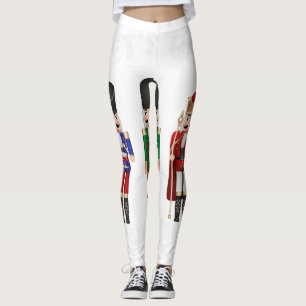Julens Nutcracker Squad-skjorta Sena får krackin Leggings