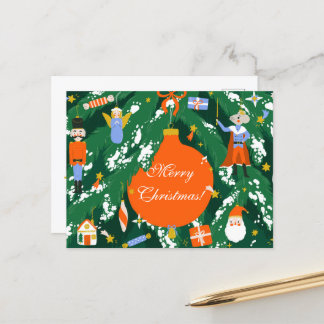 Julens Nutcracker-tecken Vykort