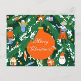 Julens Nutcracker-tecken Vykort