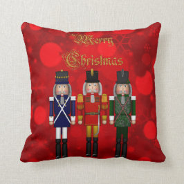 Julens Nutcracker Trio-Square Pillow Kudde