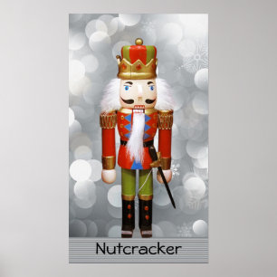 Julens Nutcracker-värde Poster Pappert (projektion