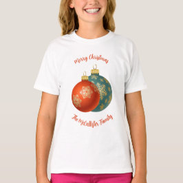 Julens Orange Ornaments T-Shirt