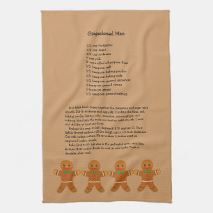 Julens Pepparkaksgubbar, recept Kökshandduk