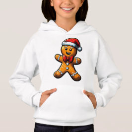 Julens Pepparkaksgubbe Kids Pullover Hoodie T Shirt