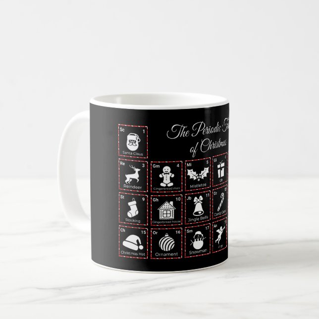 Julens periodiska Bord Kaffemugg (Framsida vänster)