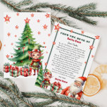 Julens Personlig brev från Santa de la Elf Inbjudningar<br><div class="desc">Personlig brev från Jultomten. Ge ditt barn i år speciellt,  sött brev från Santa. Samling: https://www.zazzle.com/collections/love_christmas_collection-119212194434211063</div>