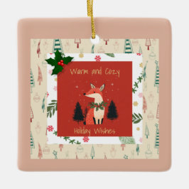 Julens Personlig för prydnadsföremål Mysiga Önskem Julgransprydnad Keramik