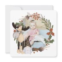 Julens Personlig Moose Photo Ram Round