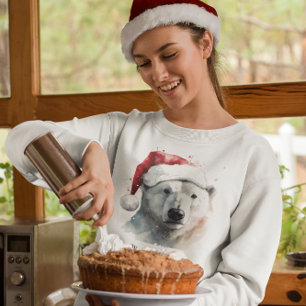 Julens Polar Bear, anpassade T Shirt