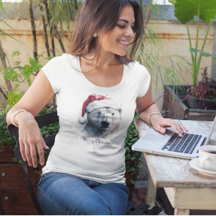 Julens Polar Bear, anpassade T Shirt