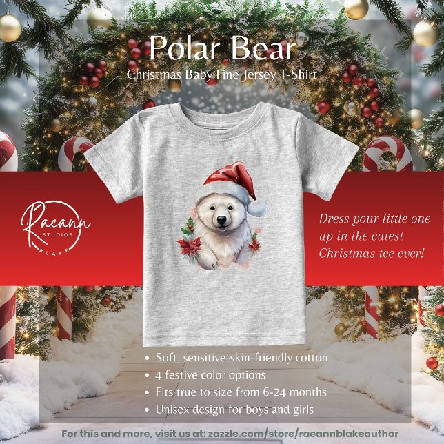 Julens Polar Bear Baby Bra Jersey T-Shirt (Skapare uppladdad)