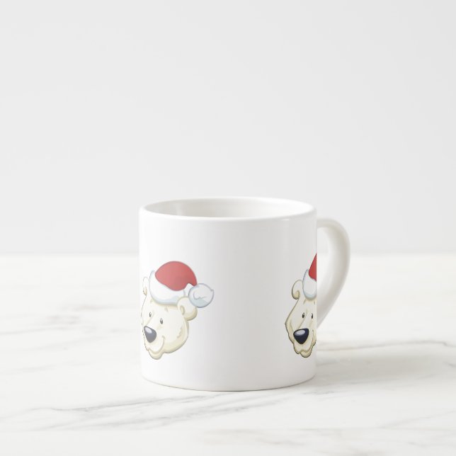 Julens Polar Bear Espressomugg (Framsida höger)