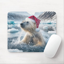 Julens Polar Bear i Vatten Musmatta