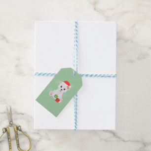 Julens Polar Bear Presentetikett