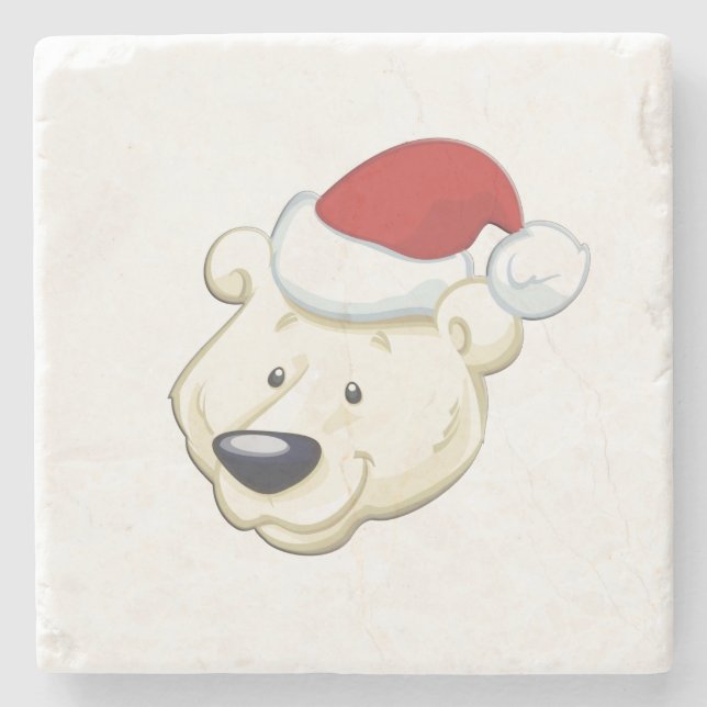 Julens Polar Bear Stenunderlägg (Framsidan)