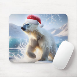 Julens Polar med julklapp Musmatta
