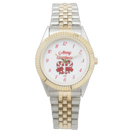 Julens Polkagrisar 2-tonsbevakning Armbandsur