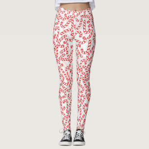 Julens Polkagrisar. Leggings
