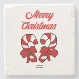 Julens Polkagrisar Marble Stone Underlägg