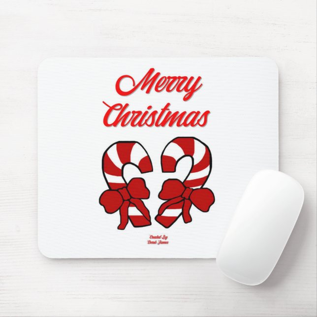 Julens Polkagrisar Mouse Pad Musmatta (Med mus)
