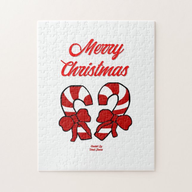 Julens Polkagrisar Pussel 28 cm X 35,5 cm (Vertikal)