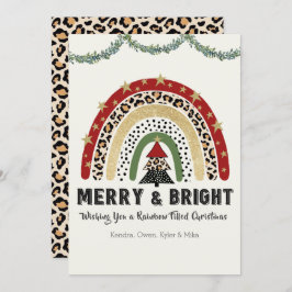 Julens regnbåge - platta Helgdag Julkort