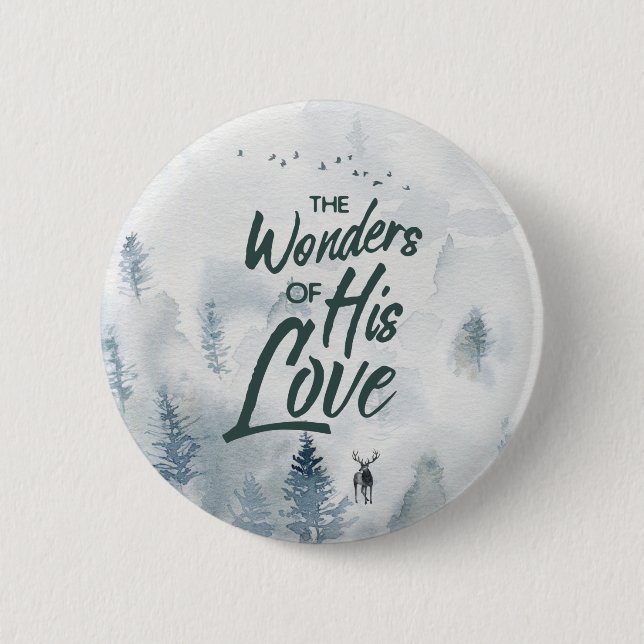 Julens Religiösa Hans Kärlek Blesings underverk Knapp (Framsida)