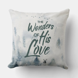 Julens Religiösa Hans Kärlek Blesings underverk Kudde