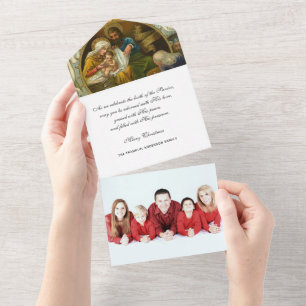Julens Religiösa Photo Jesus Mary Joseph Family