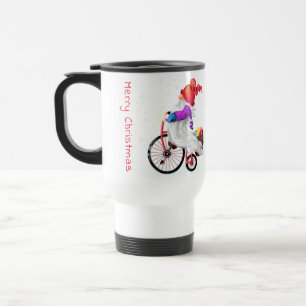 Julens Resemugg Gnome med Bike och Gift