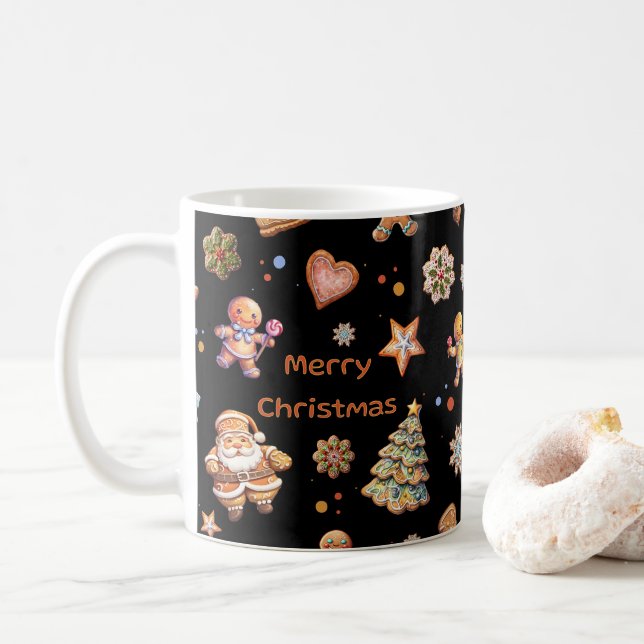 Julens Roligt Cute Gingertea Kaffemugg (Med munk)