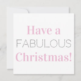 Julens Rosa White Tyopgraphy Photo Helgdag Julkort