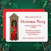 Julens Royal Guard med Gingerbröd House