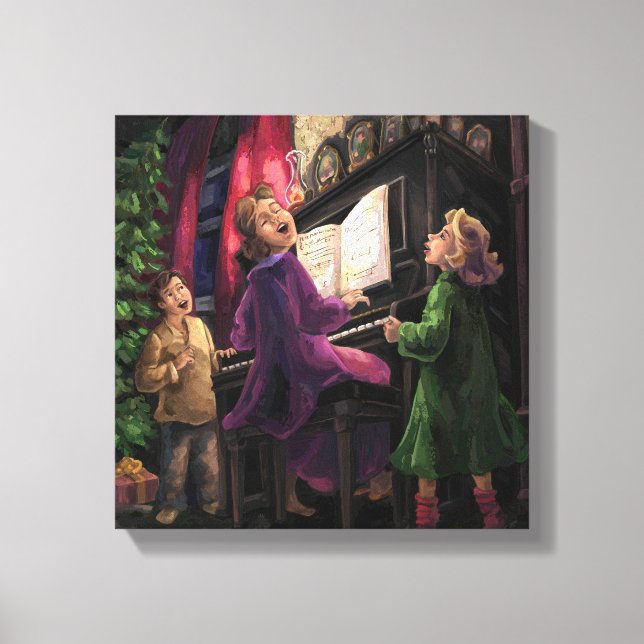 Julens Sjunga Along Canvastryck (Framsida)