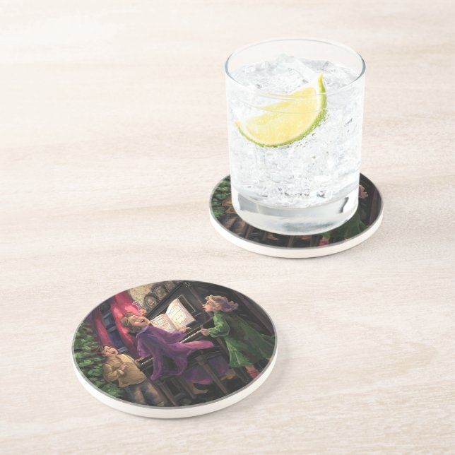 Julens Sjunga Along Underlägg Sandsten (Sidan)