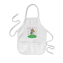 Julens skidlängd Apron Merry och Bright