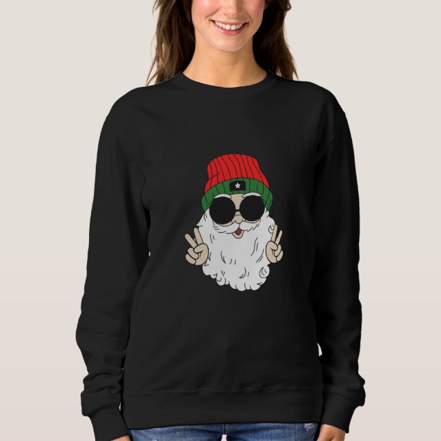 Julens sötskjorta 2023 - Festive Santa T Shirt (Framsida)