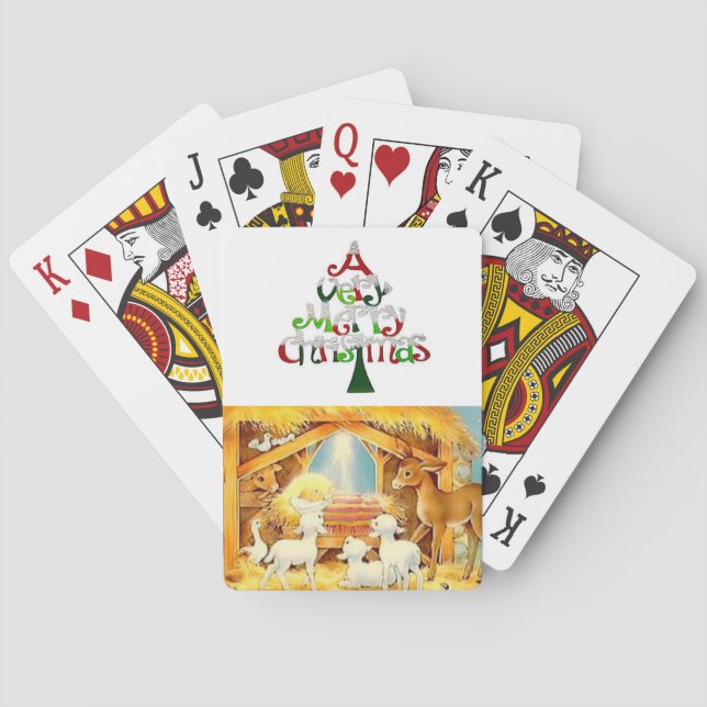 Julens spelkortlek spelkort (Baksidan)