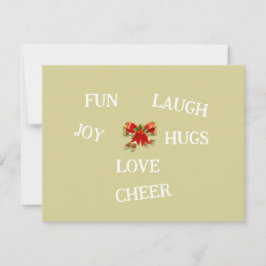 Julens tack - ditt kort