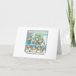 Julens Tecknad om kalkoner Helgkort