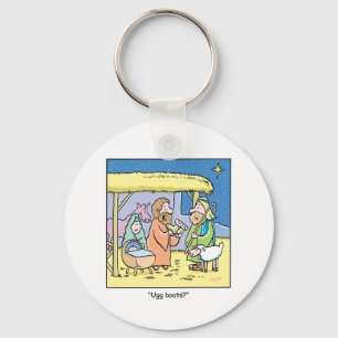 Julens Tecknad Ugg Boots Nyckelring