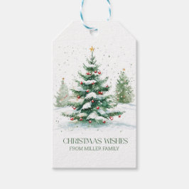 Julens tema Jul Önskemål Retro Typografi Presentetikett